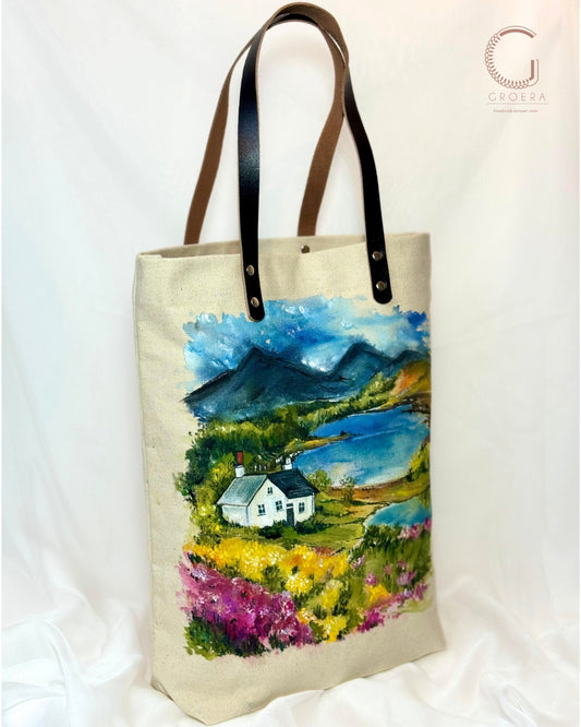 Painted Echoes Of The Glen Tote Bag