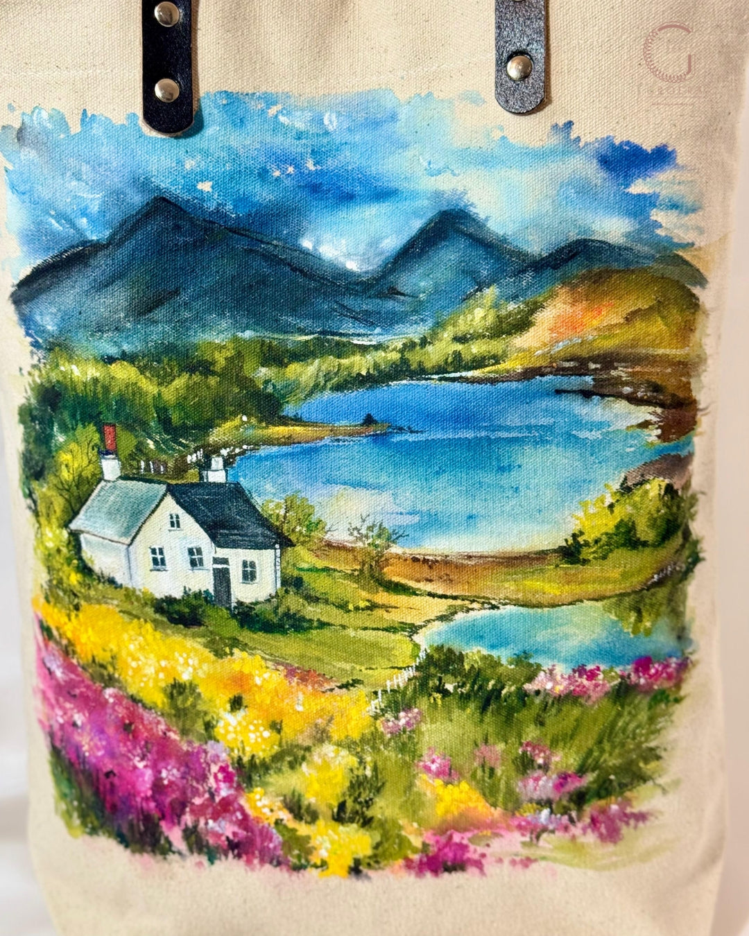 Painted Echoes Of The Glen Tote Bag