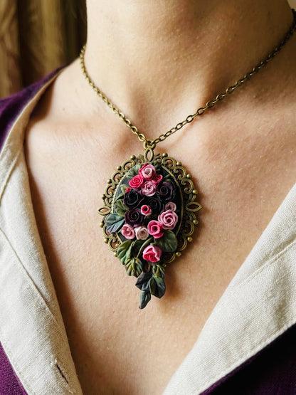 Vintage Botanical Pendent