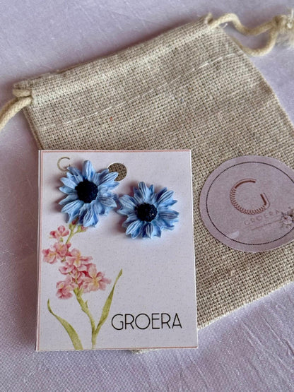 Cornflower Blossom studs